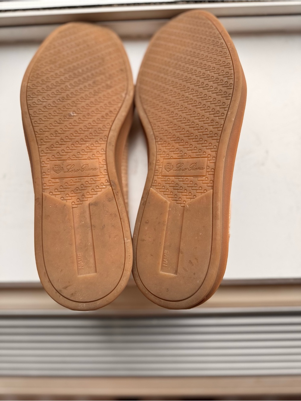 Loro Piana Taupe Suede Men's Athletic Sneakers - Picture 5 of 7